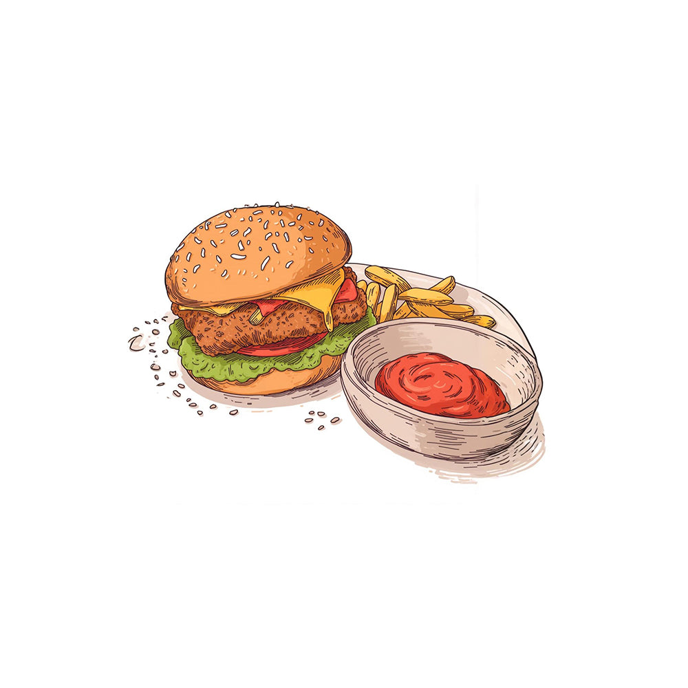 Fried Chicken Burger