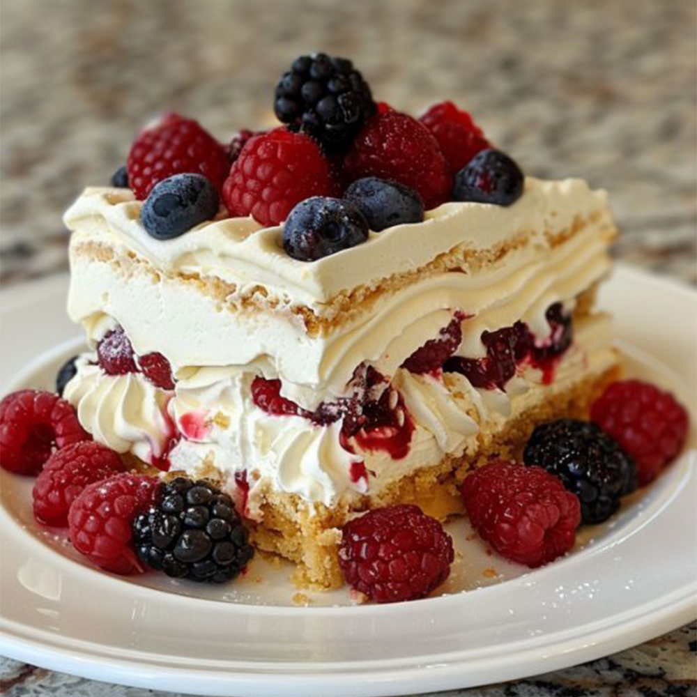 Fruity Meringue French Entremet