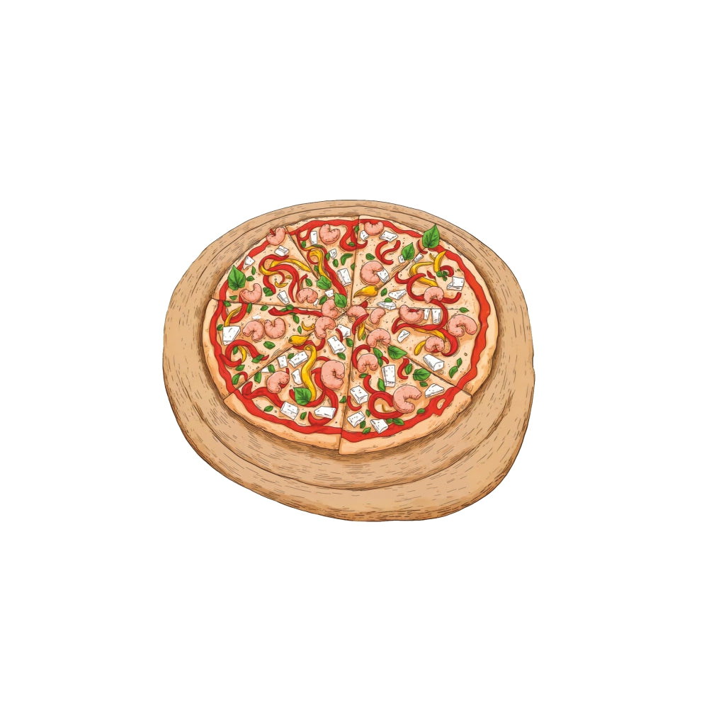 Grilled Prawns & Feta