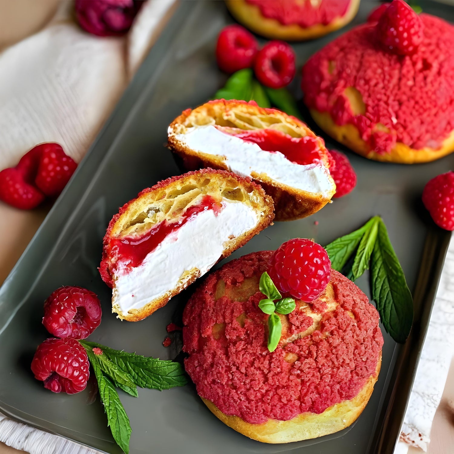 Raspberry Choux
