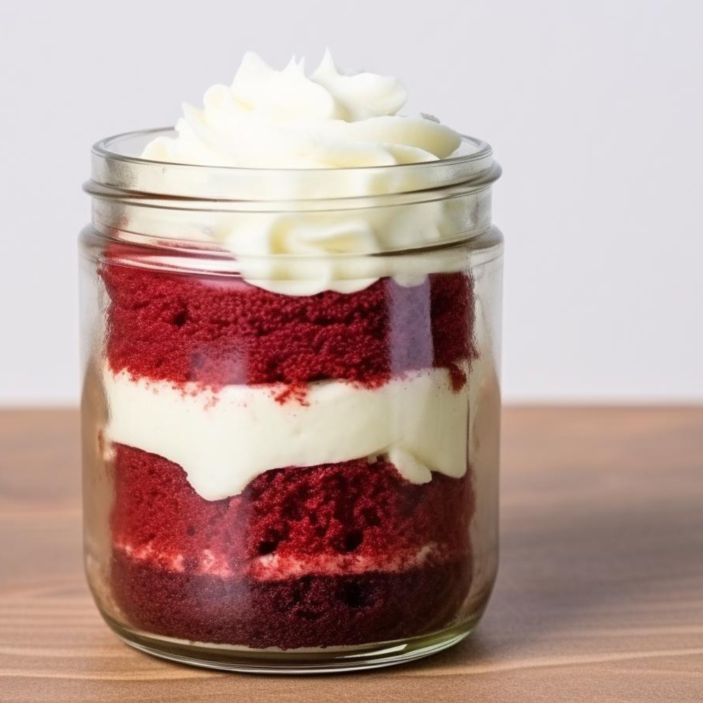 Red Velvet Jar Cakes