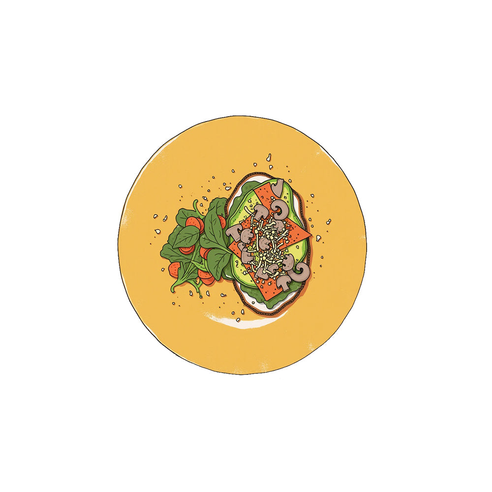 Smashed Avacado - Veg/Poached Eggs