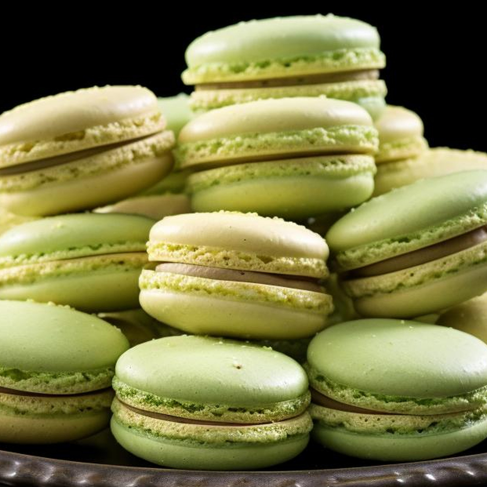 Pistachio Macrons