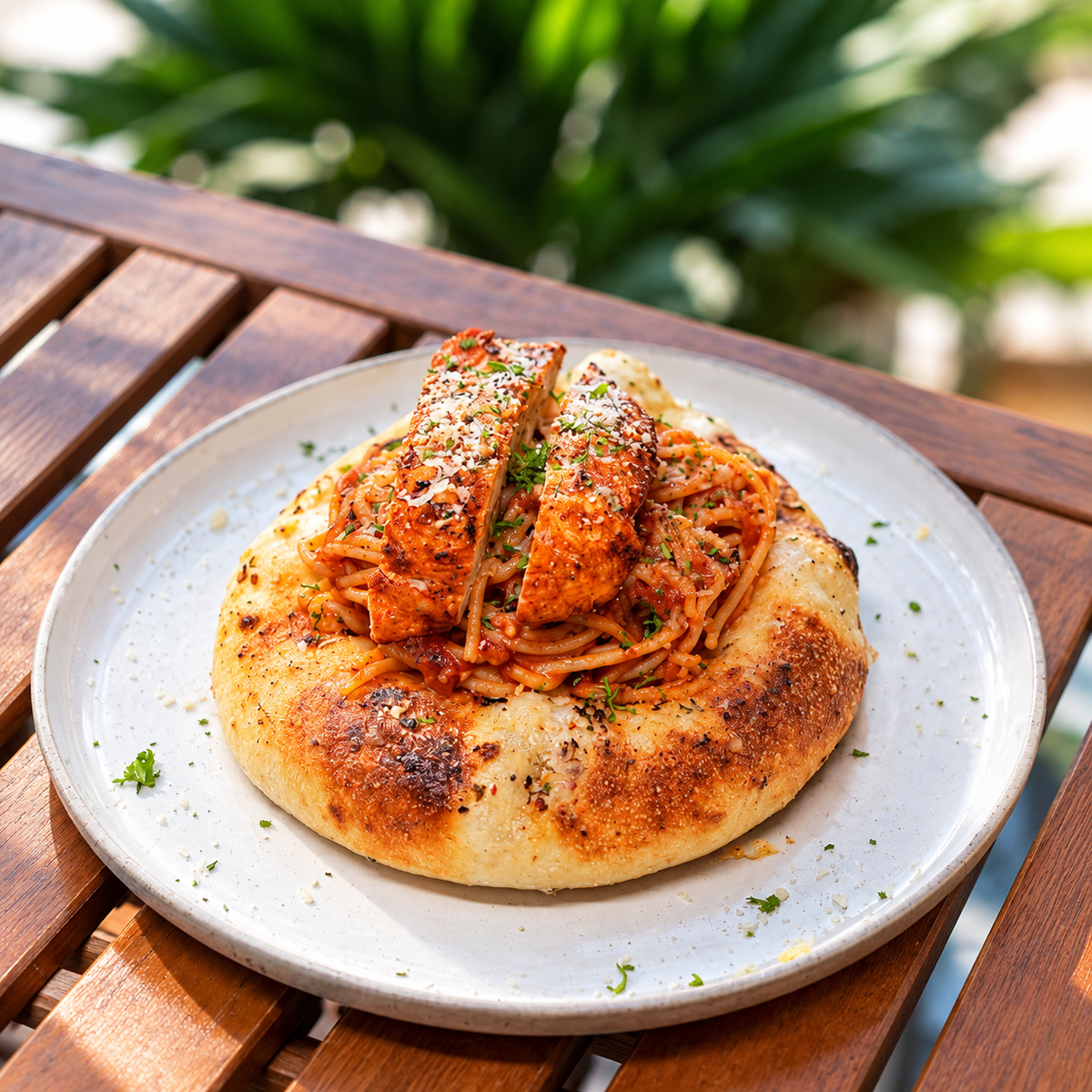 Garlic Butter Pizza Bowl  Arrabiata