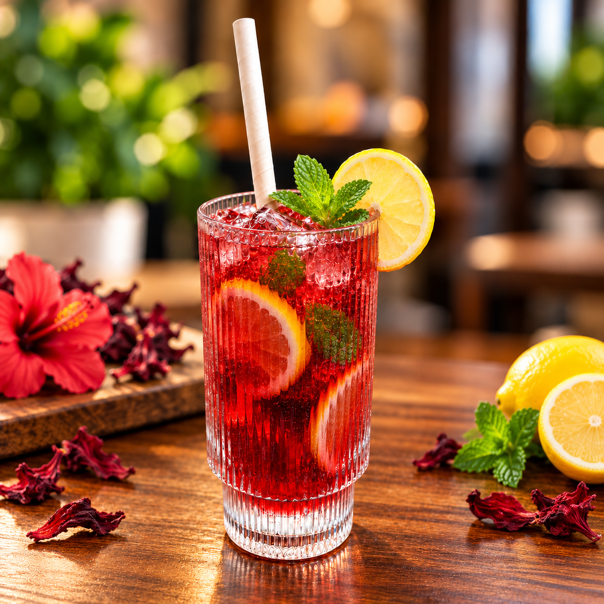 Hibiscus Iced Tea