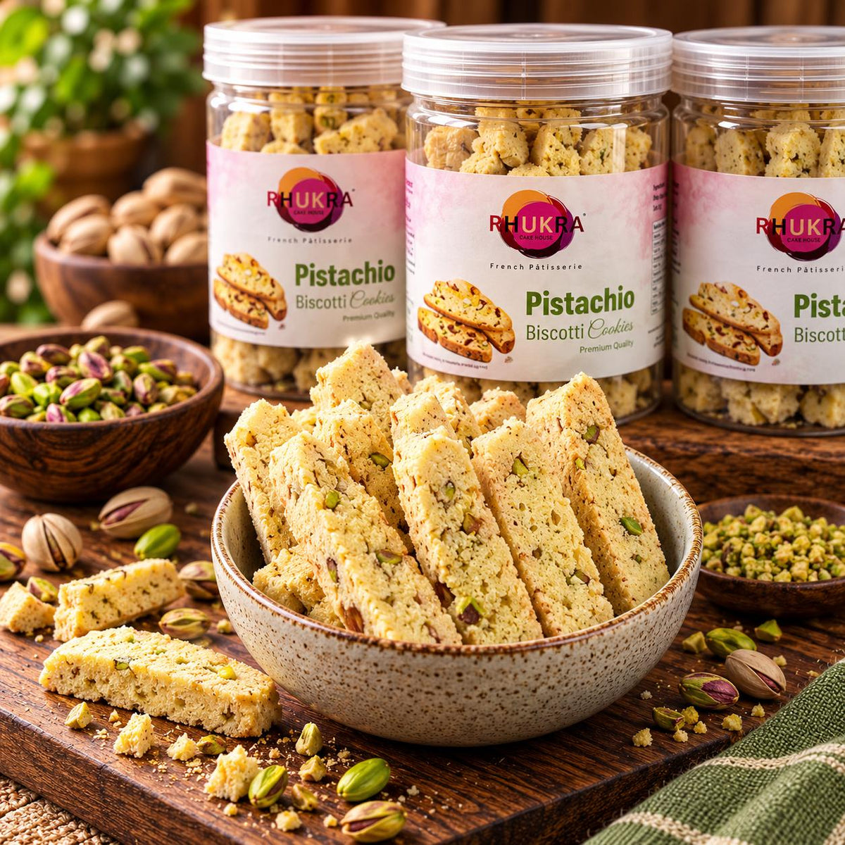 Pistachio Biscotti