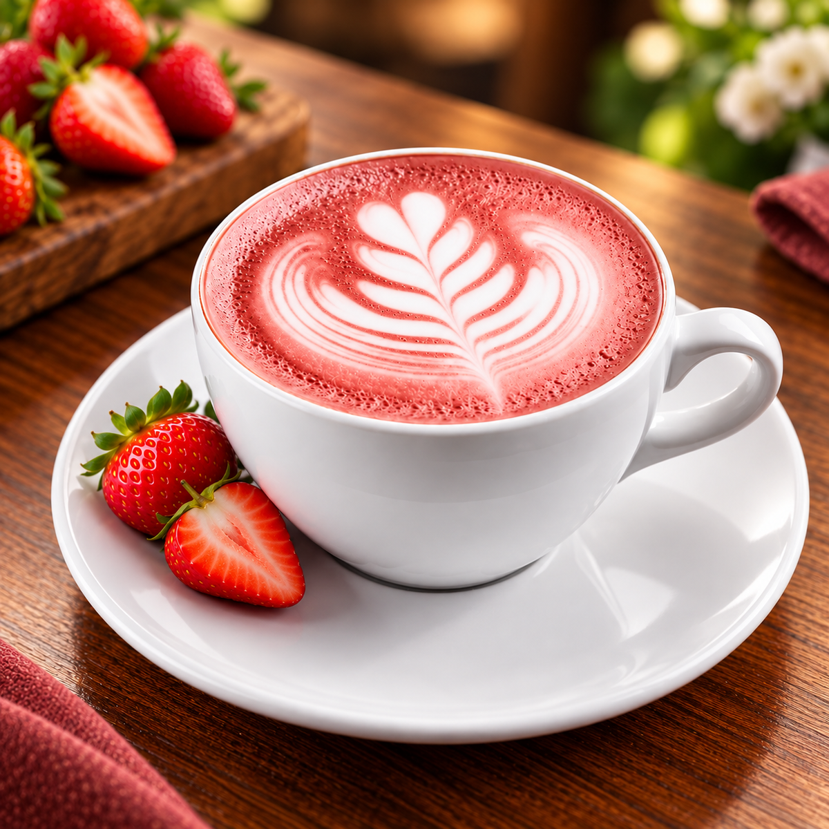 Strawberry Hot Chocolate