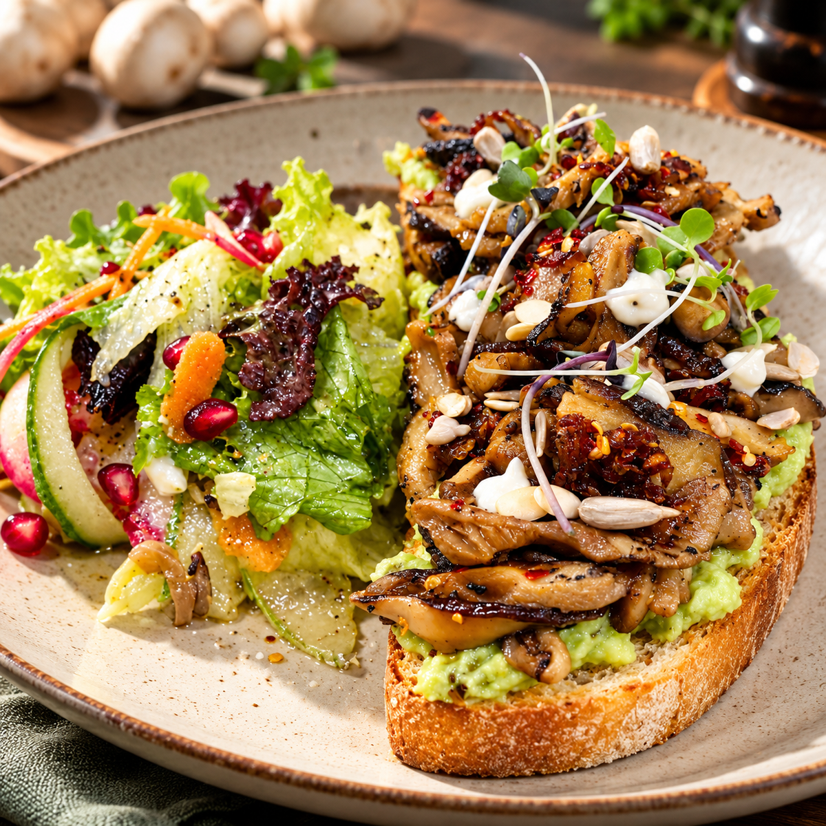 Truffle Mushroom & Caramelized Onion