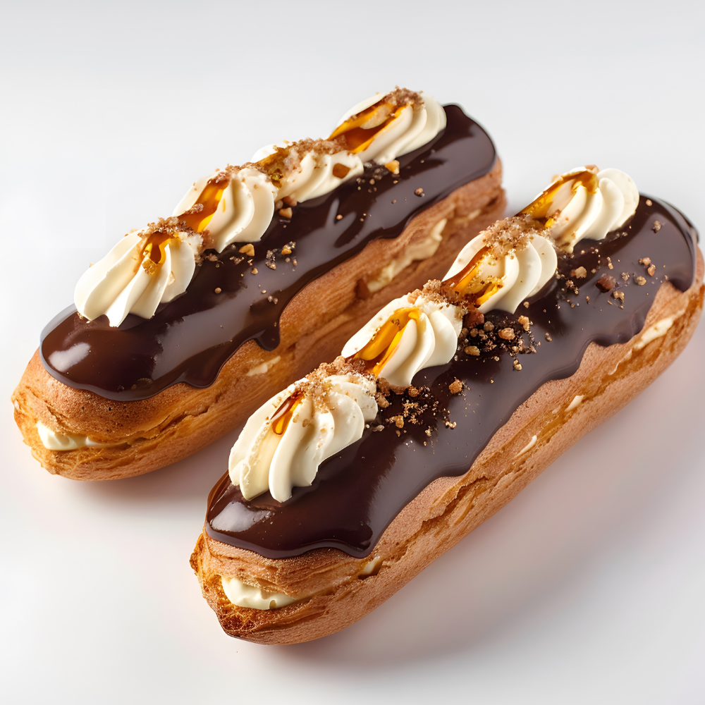 Hazelnut Crunch Eclair