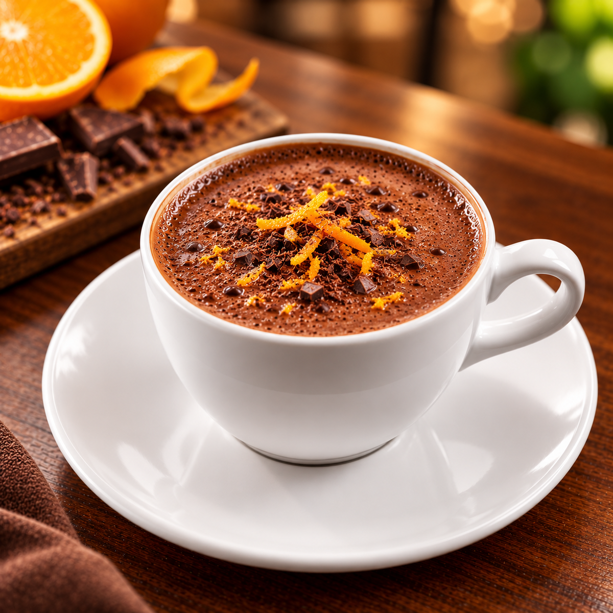 Zesty Orange Hot Chocolate