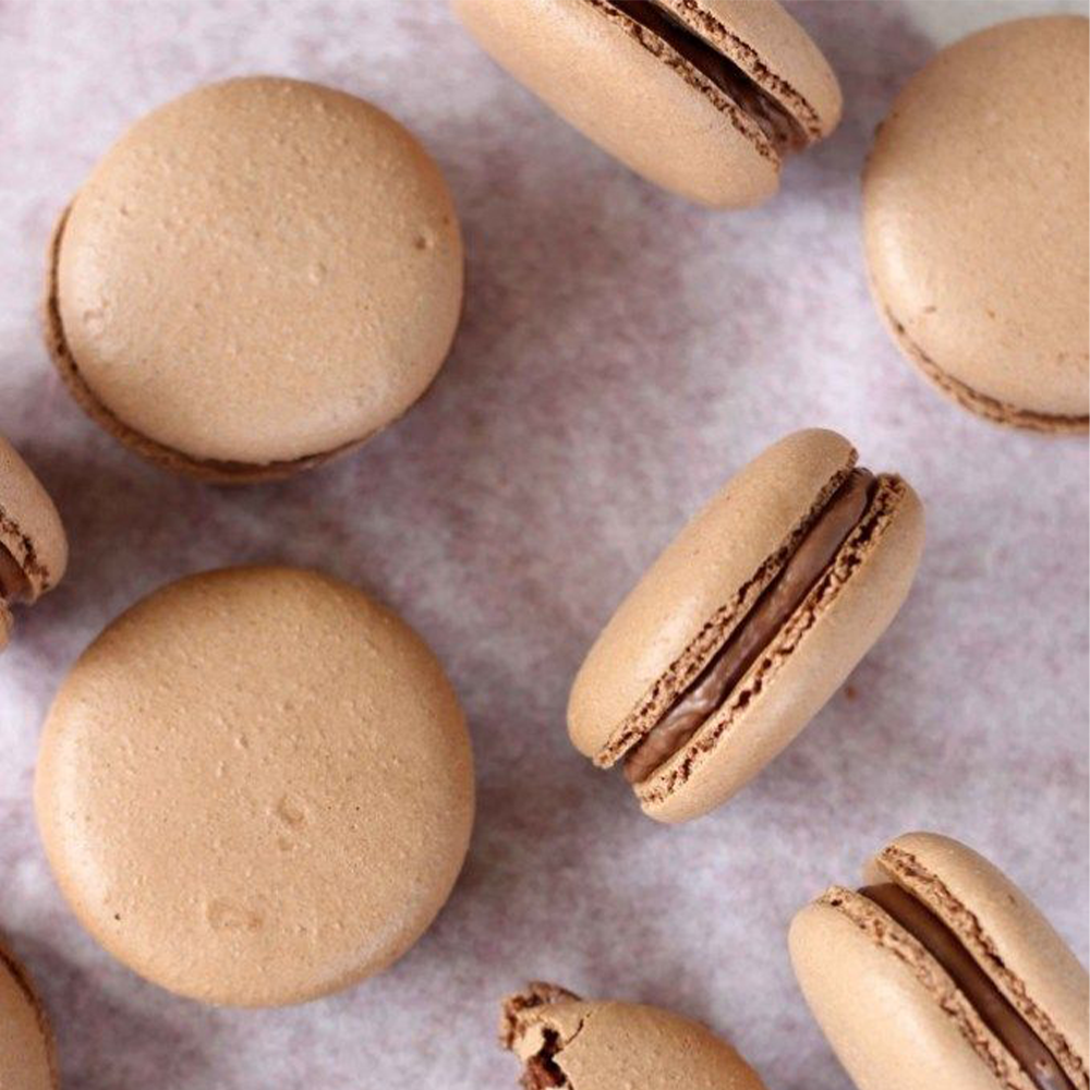 Chocolate Hazelnut Macrons