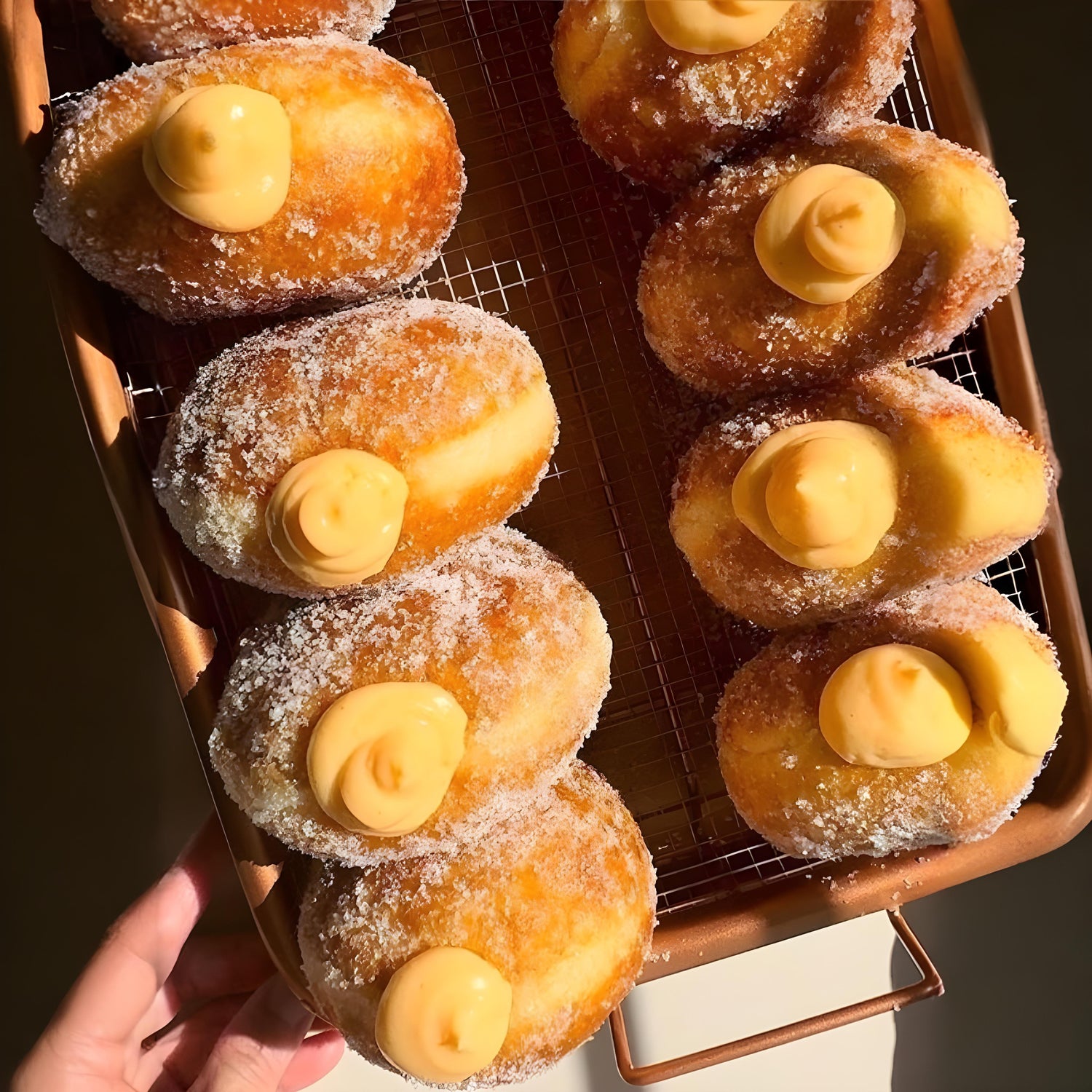 Mango Custard Donut