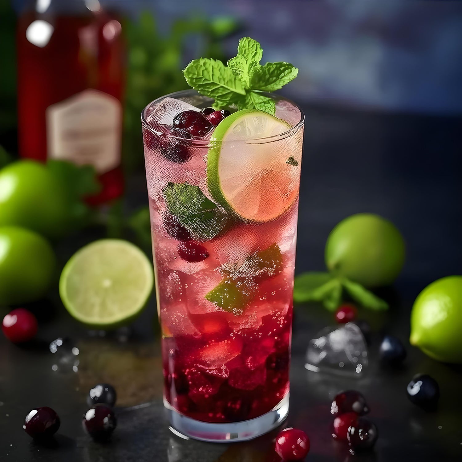 Cranberry Mojito Coolers