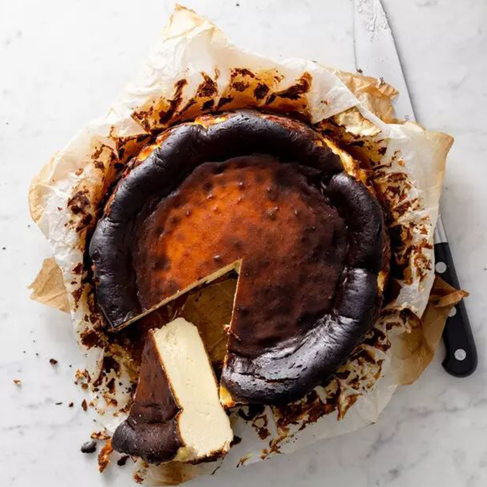 Vanilla Burnt Basque Cheesecake